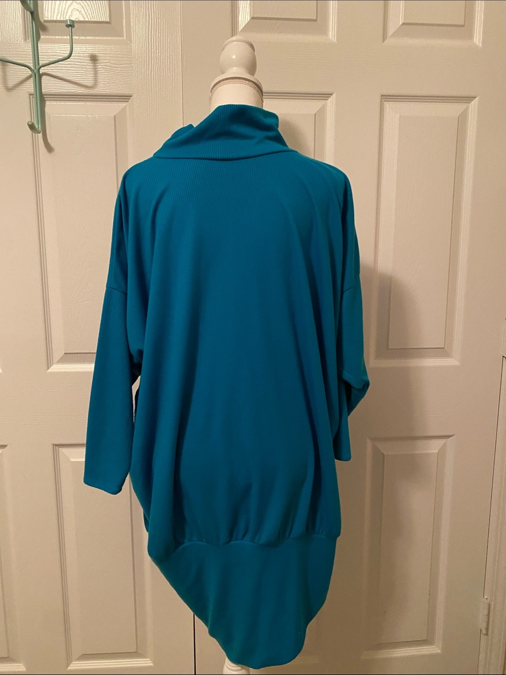 Japanalia vintage  1990’s  Teal Cocoon Dress - Women's Relaxed Fit - Picture 6 of 8